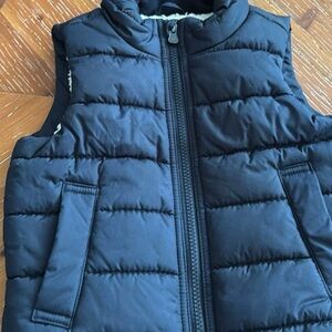GAP Kids Midnight Black Quilted Vest